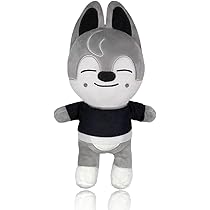 Skzoo Plush - Stray Kids Wolf Chan Cuddly Toy, PQKL Party Plush